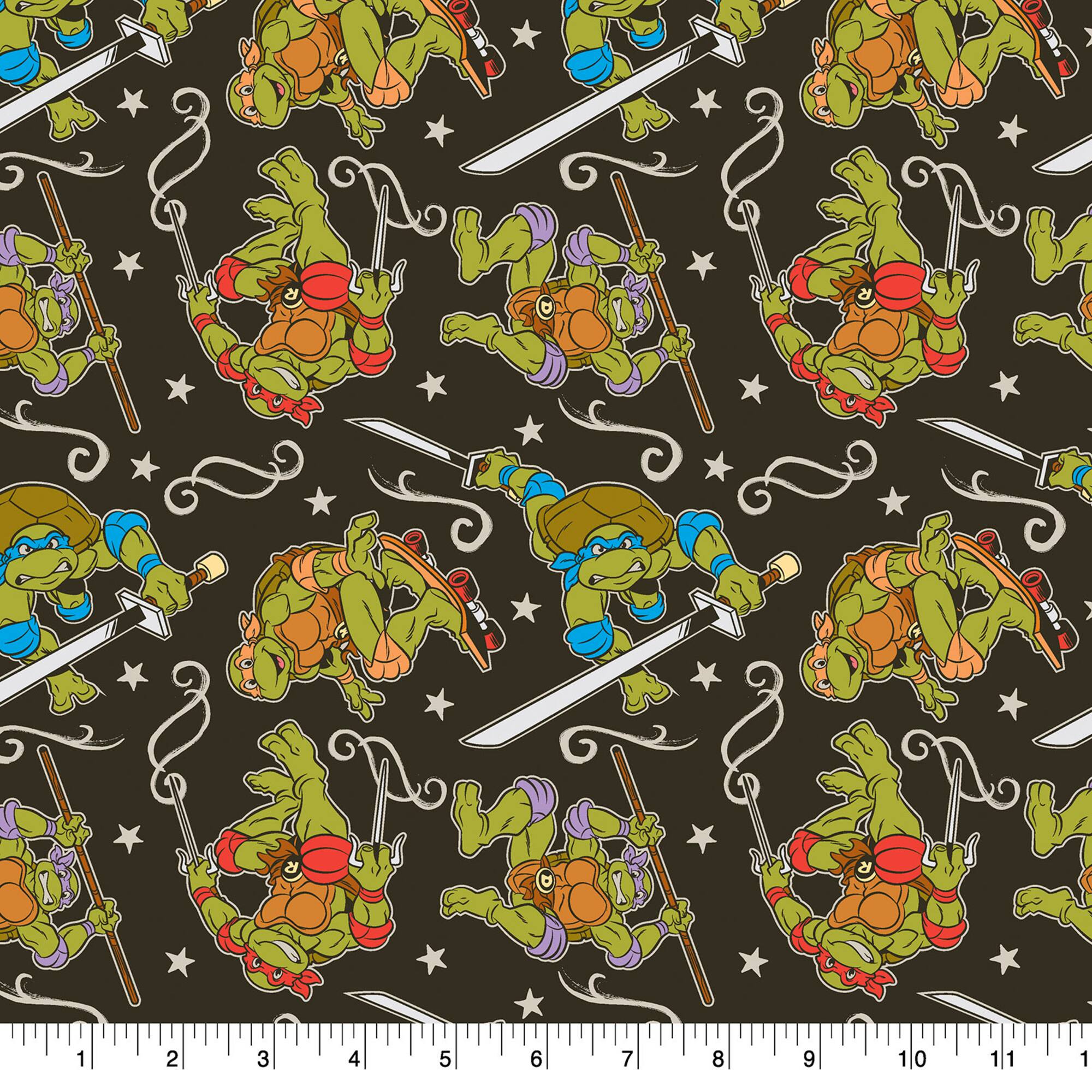 Nickelodeon® Teenage Mutant Ninja Turtles® Toss Cotton Fabric